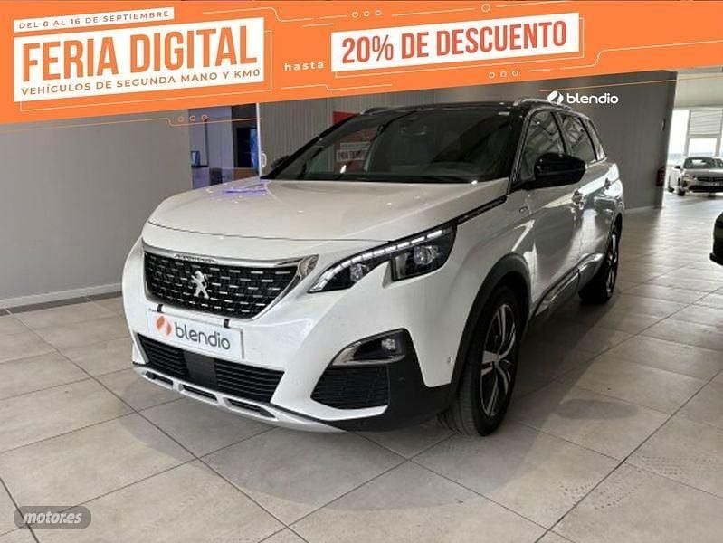 Blanco Usado 2017 Peugeot 5008 GT-line Monovolumen | 19.000 € (Caro) - Imagen 1/4