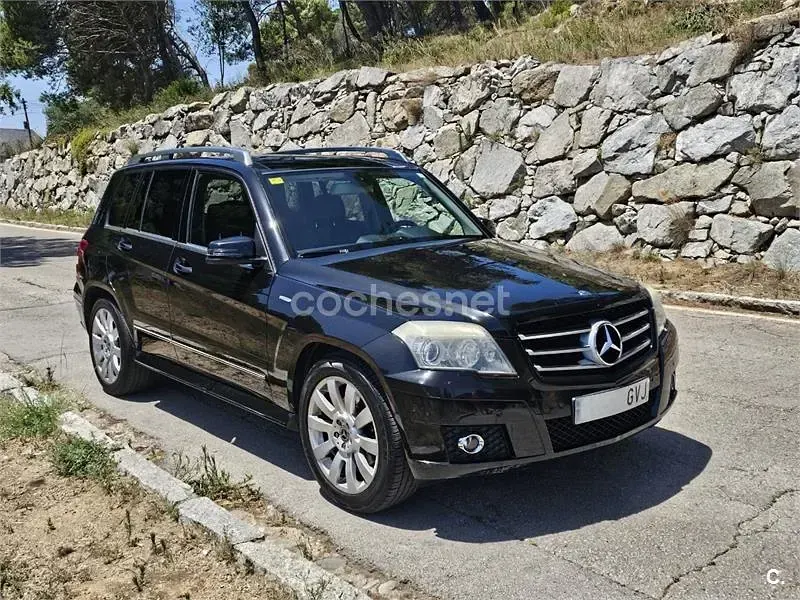 Usado Mercedes GLK220 170 CV (125 kW) 2009 Negro SUV