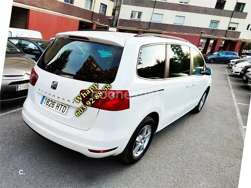 Usado Seat Alhambra Stella 115 CV (84 kW) 2013 Blanco Monovolumen