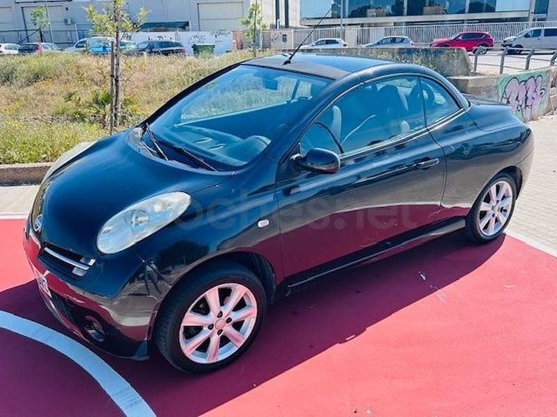 Usado Nissan Micra C+C Tekna 88 CV (64 kW) 2006 Negro Descapotable
