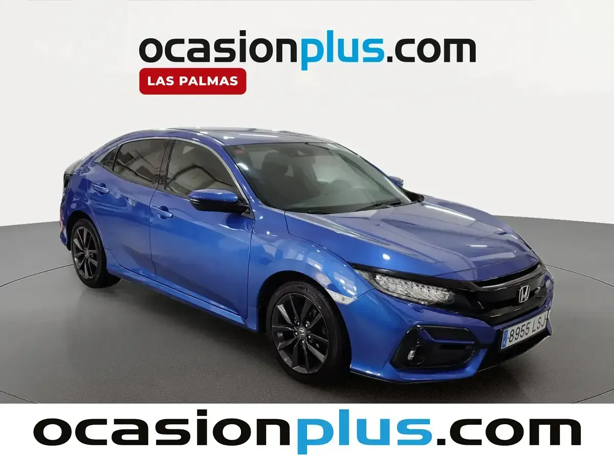 Usado Honda Civic Elegance 126 CV (92 kW) 2021 Azul Berlina
