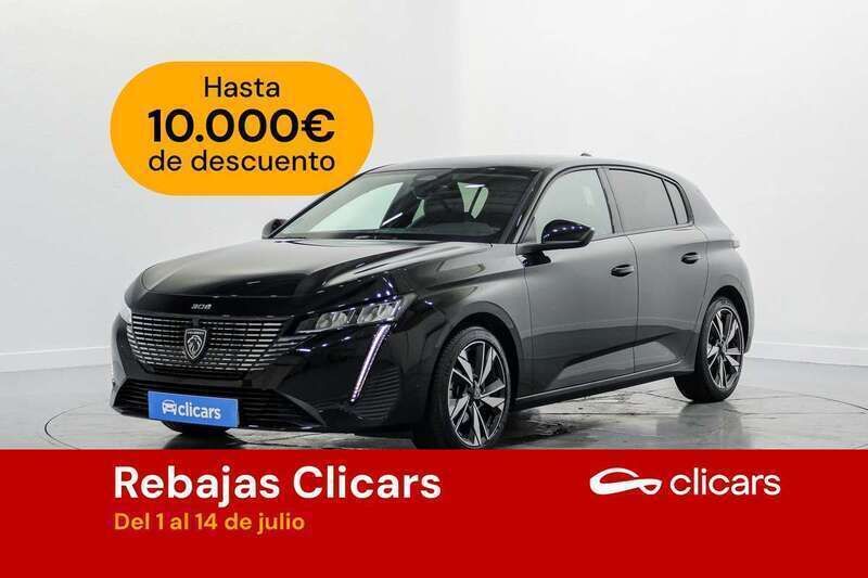 Negro Usado 2023 Peugeot 308 Allure Utilitario | 16.390 € (Buen precio) - Imagen 1/1