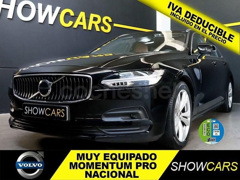 Negro Usado 2021 Volvo V90 Momentum Familiar | 32.900 € (Precio justo) - Imagen 1/4