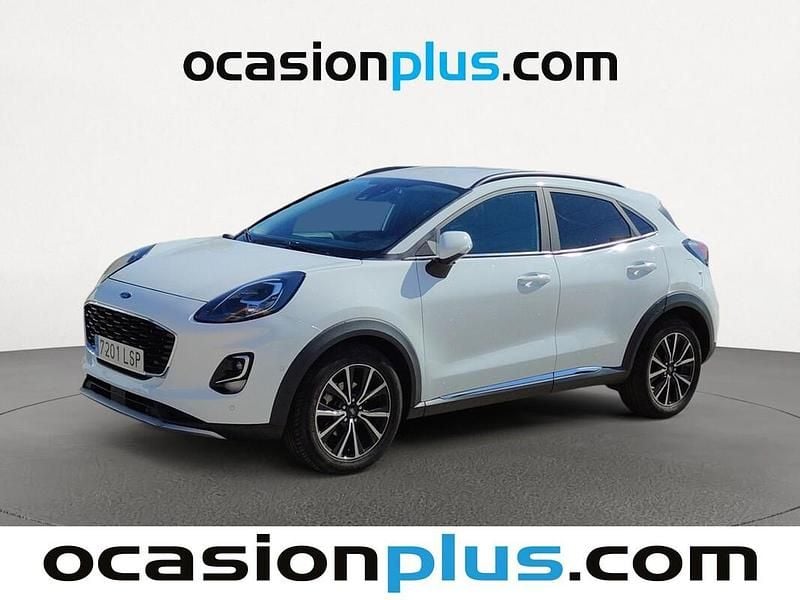 Blanco Usado 2021 Ford Puma Gen-E Titanium SUV | 17.046 € (Precio justo) - Imagen 1/4