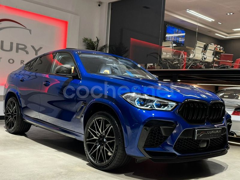 Azul Usado 2021 BMW X6 M Competition Edition SUV | 104.900 € (Precio justo) - Imagen 1/4