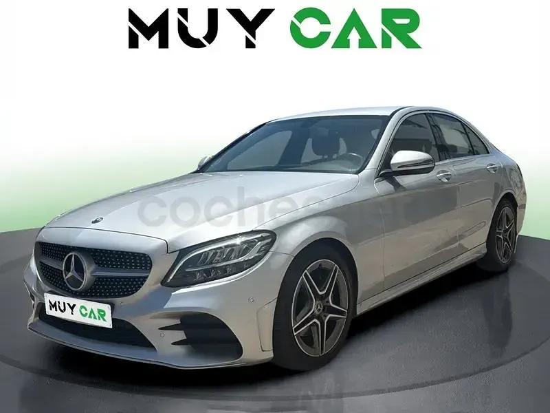 Usado Mercedes C200 150 CV (110 kW) 2019 Gris / plata Berlina