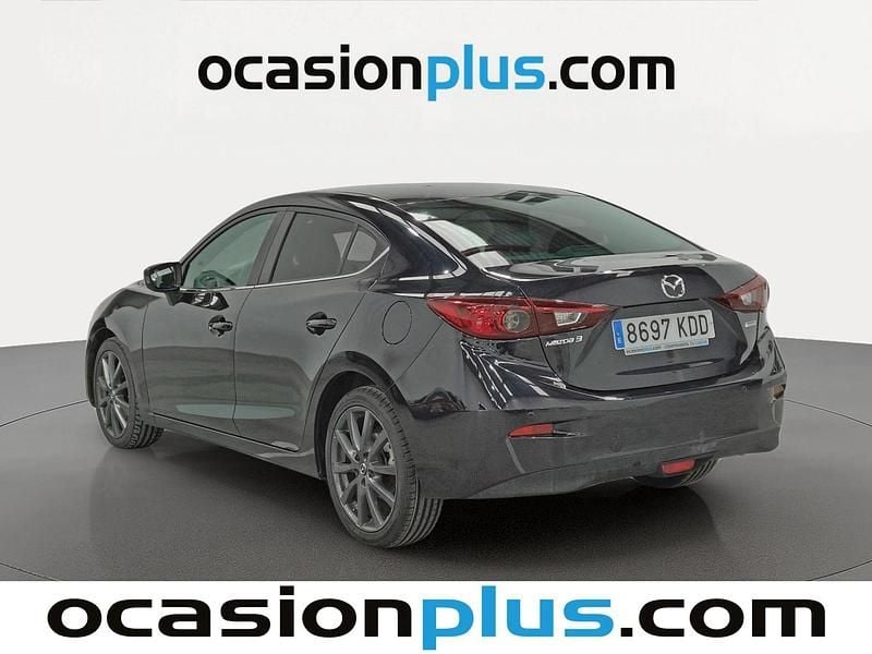 Usado Mazda 3 Style 105 CV (77 kW) 2017 Negro Berlina