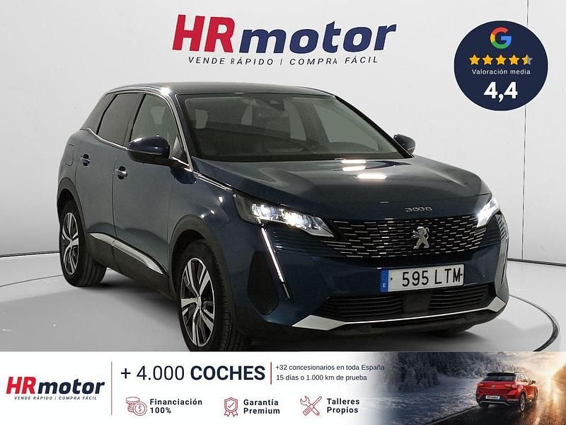 Usado Peugeot 3008 Allure 131 CV (96 kW) 2021 Azul SUV