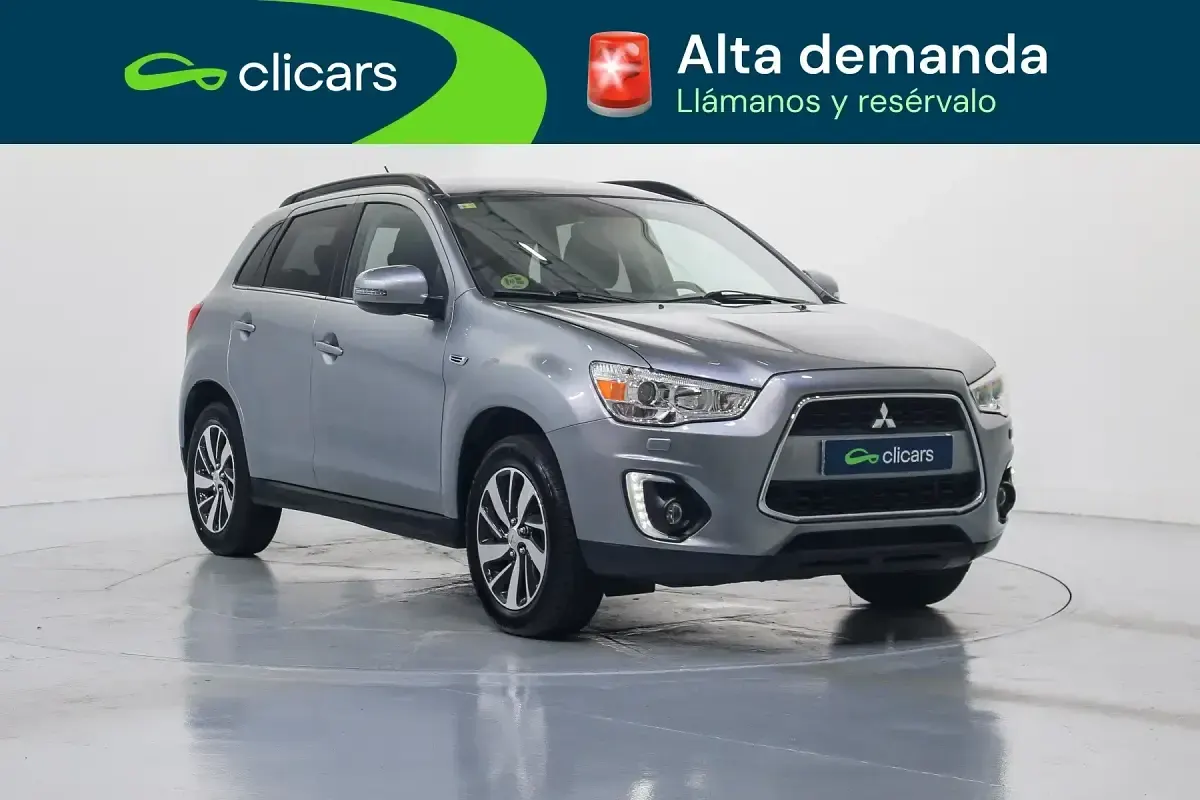 Usado Mitsubishi ASX 116 CV (85 kW) 2014 Gris SUV