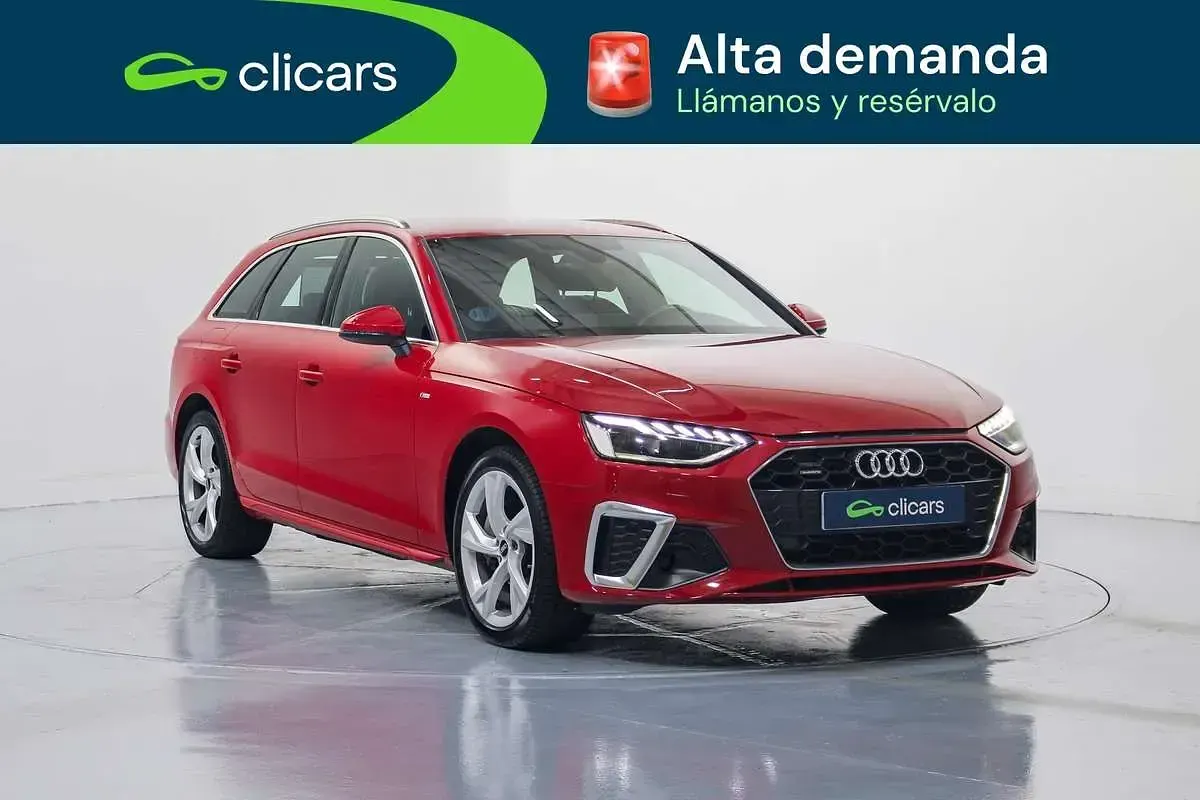 Usado Audi A4 S-Line 204 CV (150 kW) 2022 Rojo Familiar