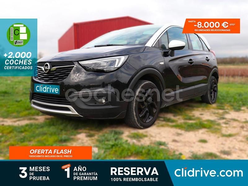 Negro Usado 2020 Opel Crossland X Innovation SUV | 12.990 € (Precio justo) - Imagen 1/3