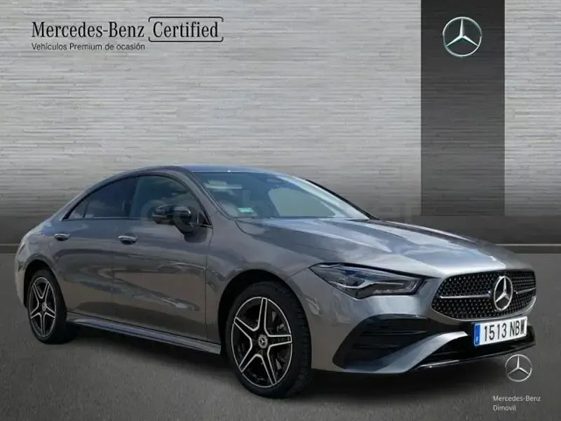 Usado Mercedes CLA250e 218 CV (160 kW) 2025 Gris / plata Coupe