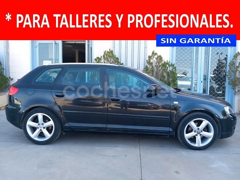 Negro Usado 2008 Audi A3 Ambition Berlina | 8490 € (Precio justo) - Imagen 1/4