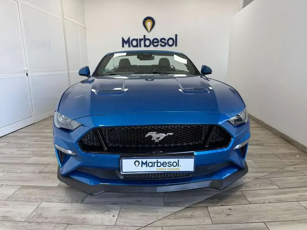 Usado Ford Mustang GT Convertible 450 CV (330 kW) 2021 Azul Descapotable