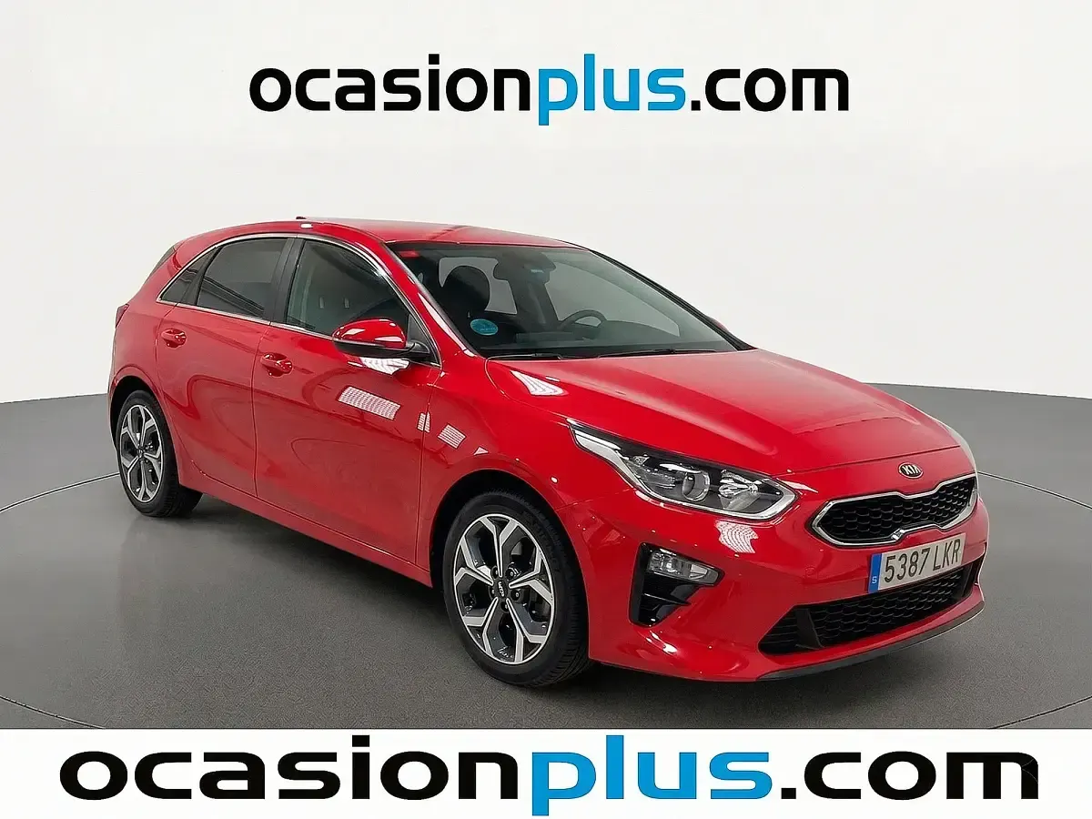 Usado Kia Ceed 100 CV (73 kW) 2020 Rojo Utilitario