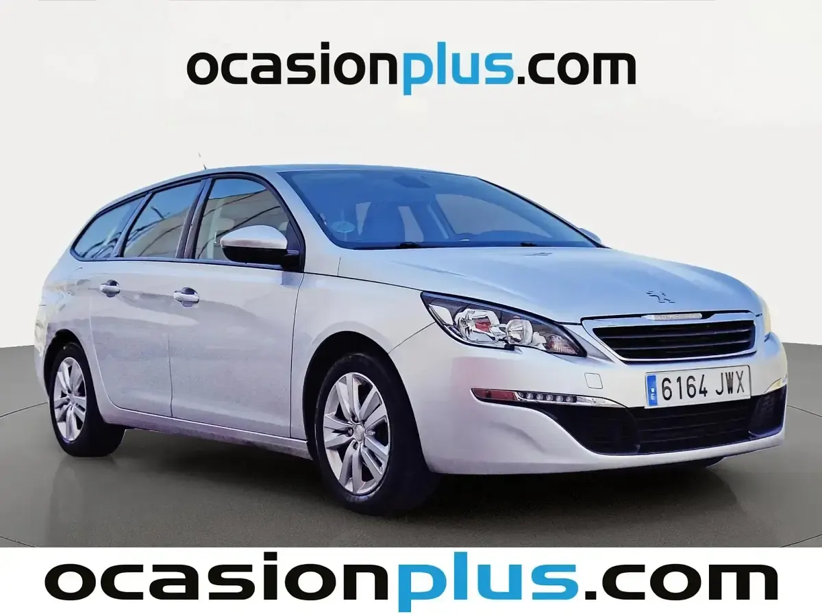 Usado Peugeot 308 Active 120 CV (88 kW) 2017 Gris Familiar