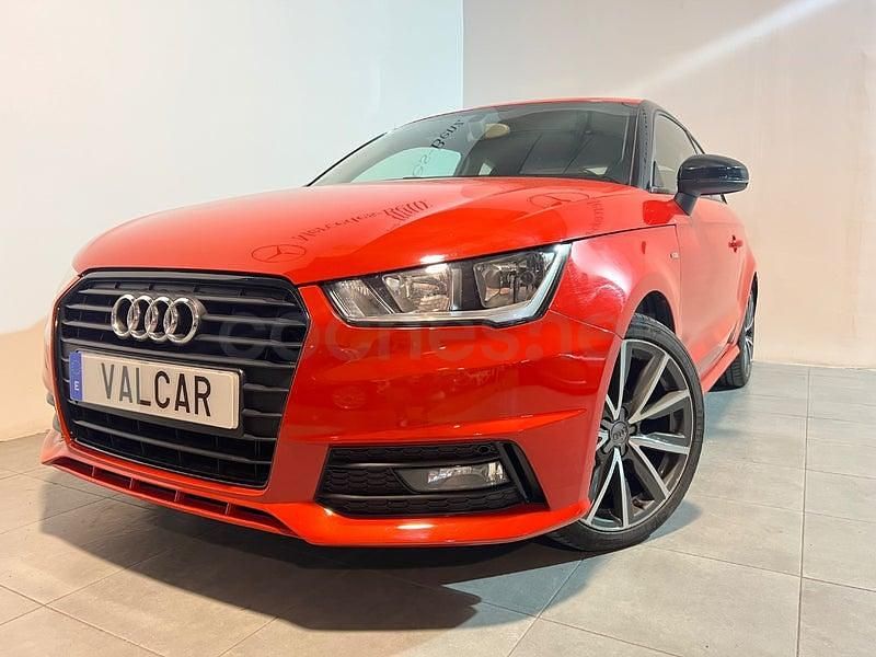 Usado Audi A1 S-Line 95 CV (69 kW) 2015 Rojo Utilitario