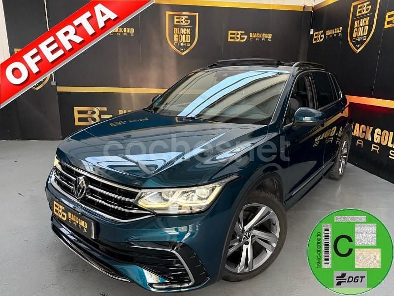 Azul Usado 2021 VW Tiguan R-line SUV | 27.990 € (Precio justo) - Imagen 1/4