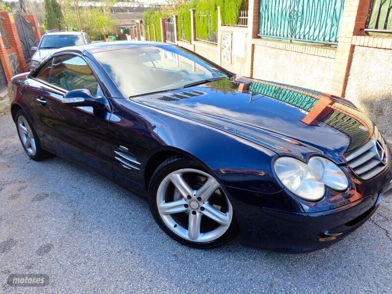 Usado Mercedes SL350 AMG 245 CV (180 kW) 2004 Azul Descapotable