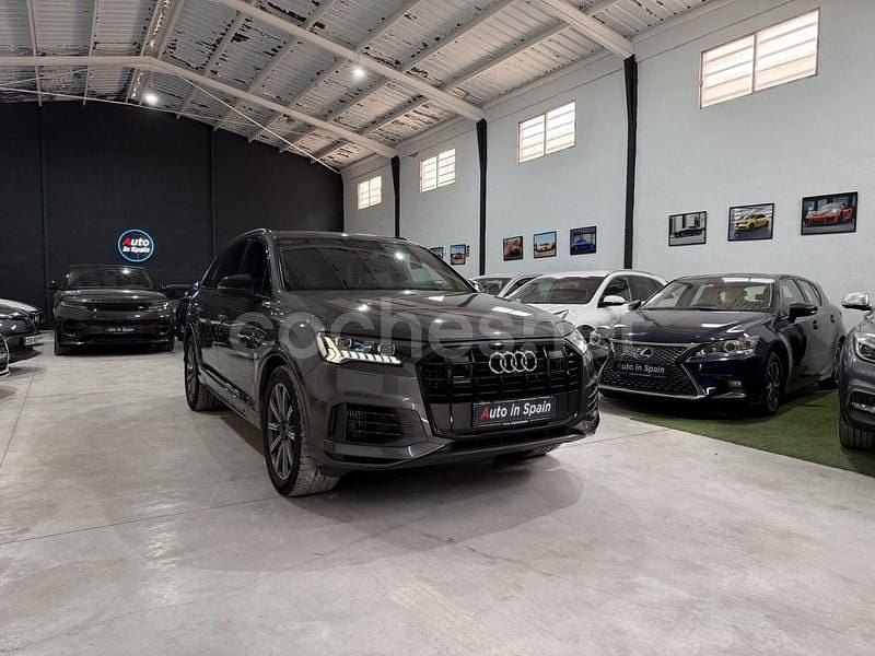Gris / plata Usado 2021 Audi Q7 S-Line SUV | 49.500 € (Un poco caro) - Imagen 1/4
