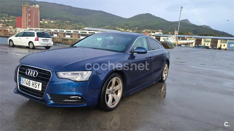 Usado Audi A5 Sportback 177 CV (130 kW) 2013 Azul Utilitario