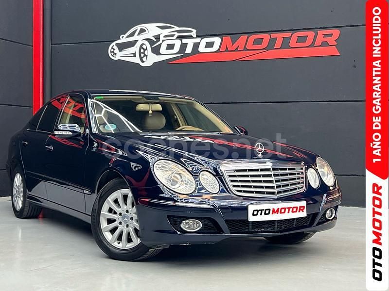 Azul Usado 2007 Mercedes E280 Elegance Berlina | 10.990 € (Precio justo) - Imagen 1/4