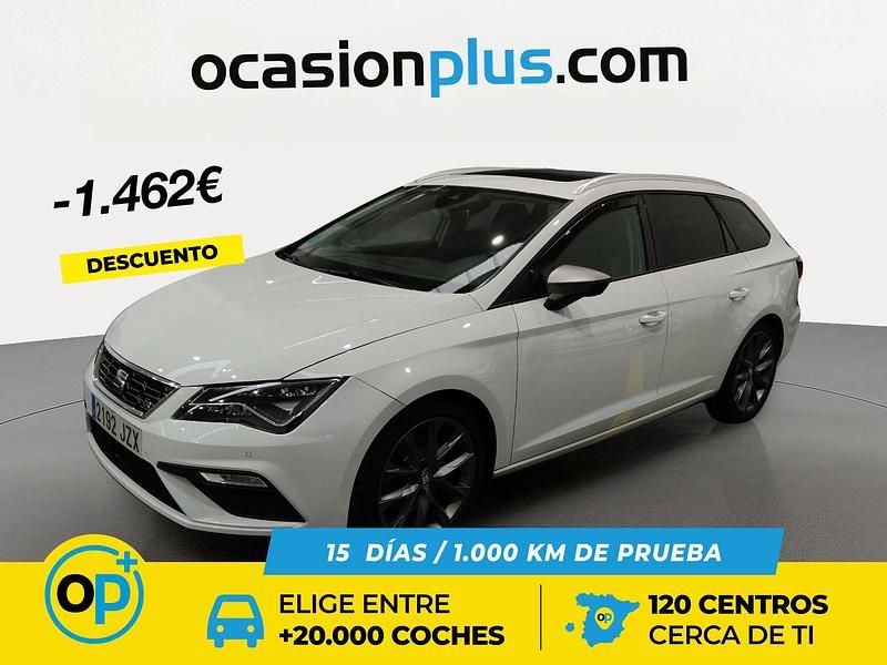 Usado Seat Leon FR 180 CV (132 kW) 2017 Blanco Familiar