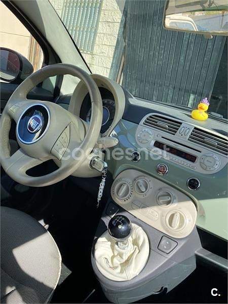 Usado Fiat 500 75 CV (55 kW) 2009 Verde Descapotable