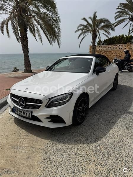 Usado Mercedes C200 184 CV (135 kW) 2018 Blanco Descapotable