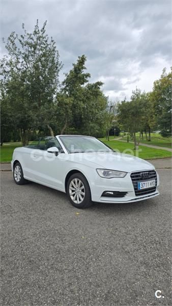 Blanco Usado 2014 Audi A3 Cabriolet Attraction Descapotable | 16.000 € (Precio justo) - Imagen 1/4