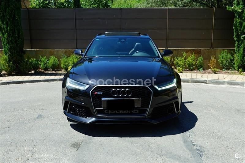 Usado Audi RS6 605 CV (444 kW) 2018 Negro Familiar