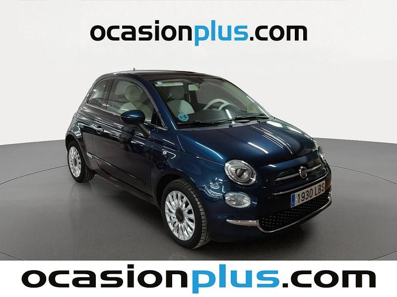 Usado Fiat 500 Lounge 69 CV (50 kW) 2019 Azul Utilitario