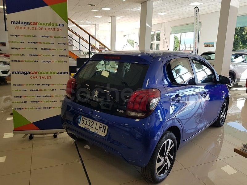 Usado Peugeot 108 Allure 72 CV (52 kW) 2021 Azul Berlina