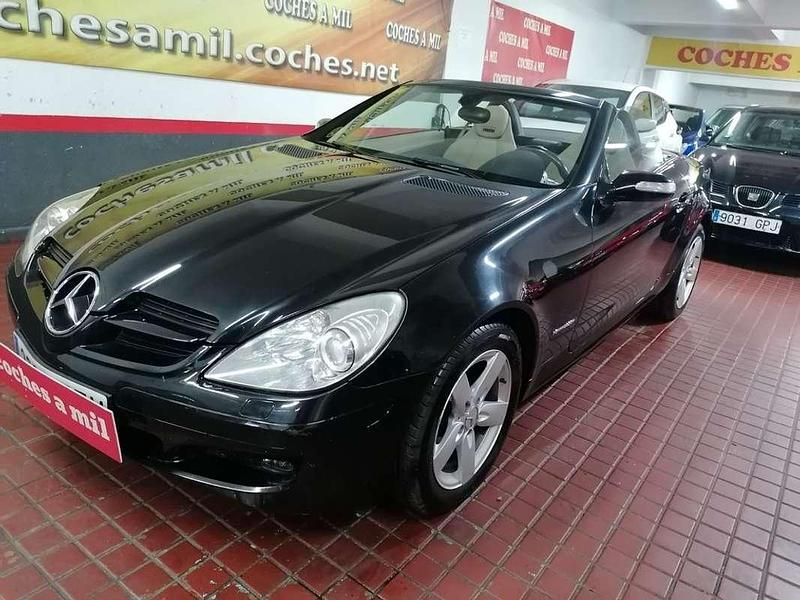 Usado Mercedes SLK200 163 CV (119 kW) 2004 Negro Descapotable