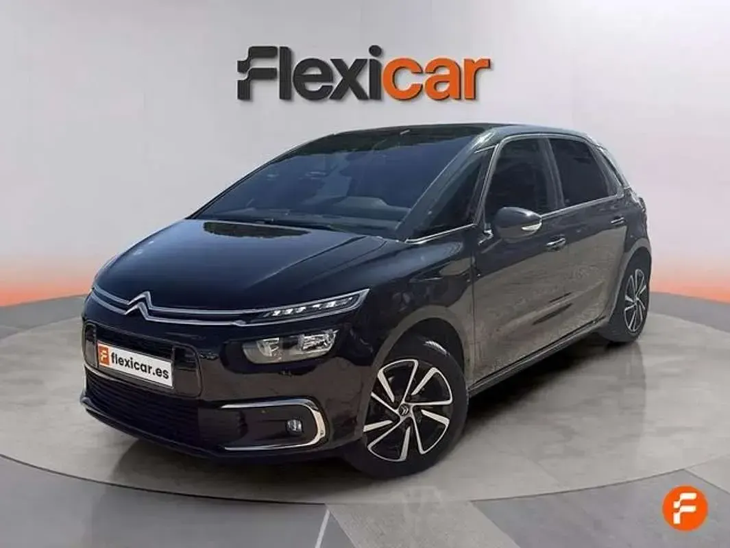 Usado Citroën C4 Origins 131 CV (96 kW) 2019 Negro Monovolumen