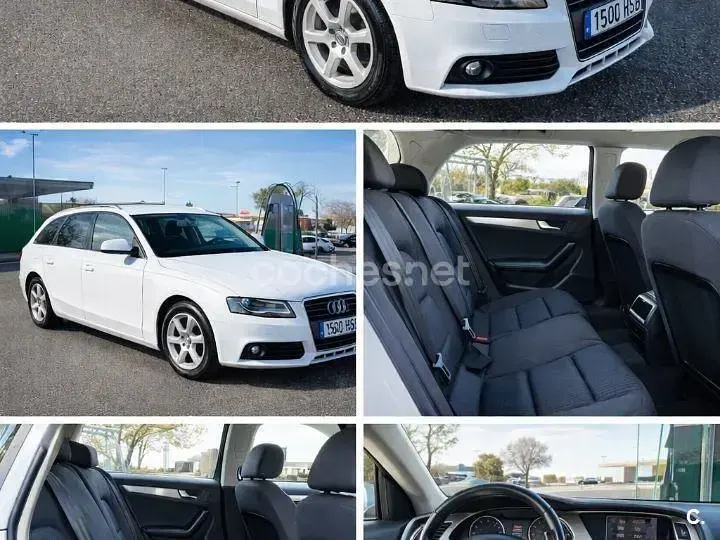 Usado Audi A4 143 CV (105 kW) 2010 Blanco Familiar