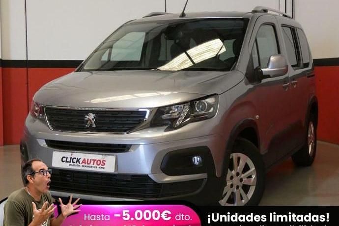 Negro Usado 2021 Peugeot Rifter Allure Monovolumen | 14.550 € (Super precio) - Imagen 1/4