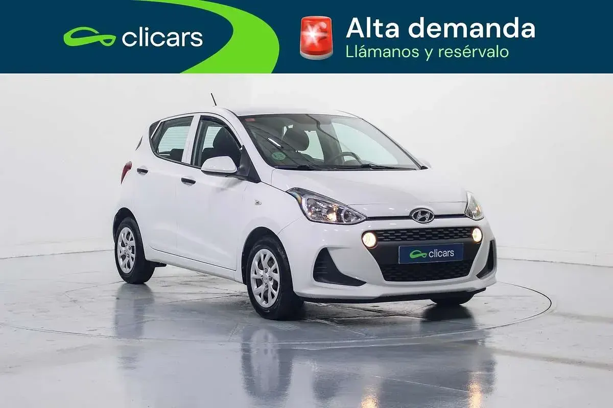 Usado Hyundai i10 67 CV (49 kW) 2017 Blanco Utilitario