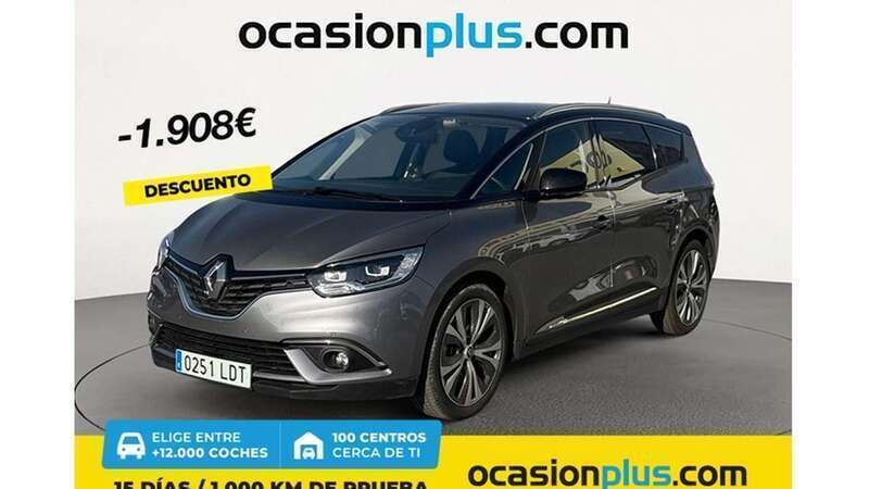 Gris Usado 2020 Renault Grand Scénic IV Zen Monovolumen | 19.082 € (Precio justo) - Imagen 1/4
