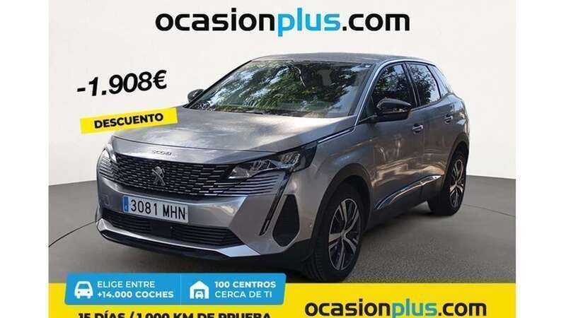 Gris Usado 2023 Peugeot 3008 Allure Monovolumen | 17.628 € (Buen precio) - Imagen 1/4