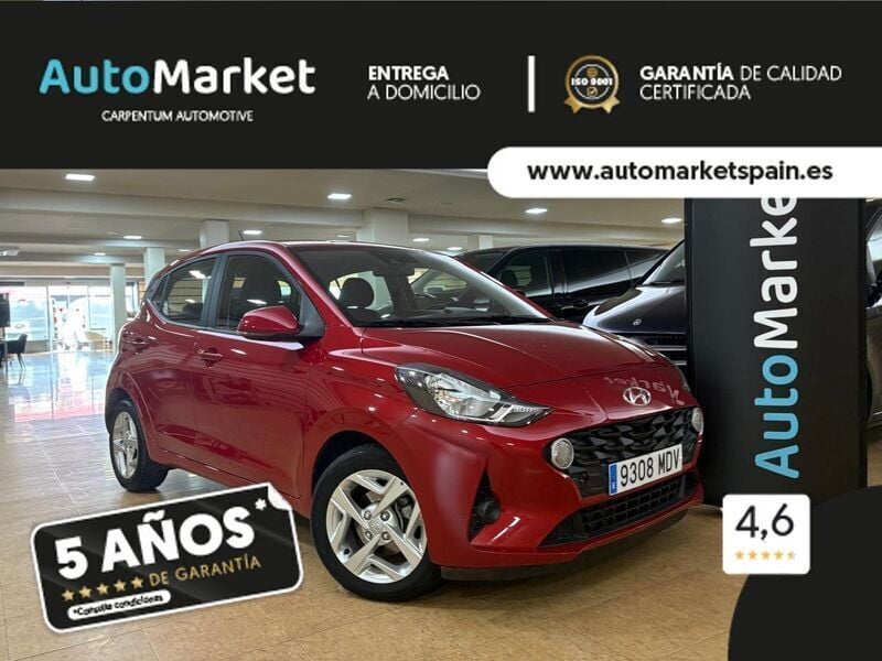 Rojo Usado 2023 Hyundai i10 Utilitario | 11.900 € (Precio justo) - Imagen 1/4