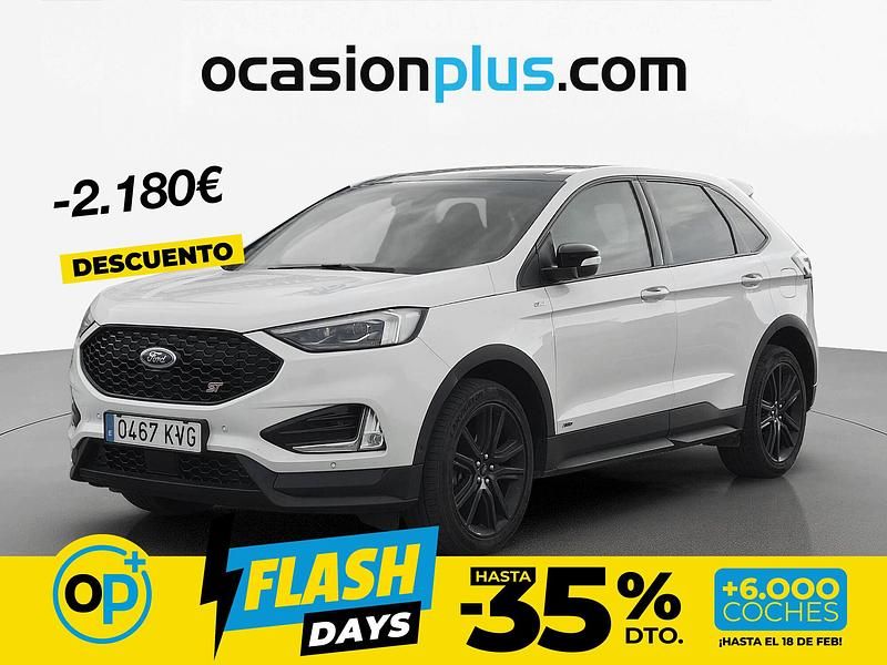 Blanco Usado 2019 Ford Edge ST-Line SUV | 23.990 € (Precio justo) - Imagen 1/4