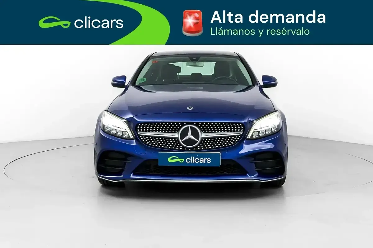Usado Mercedes C220 194 CV (142 kW) 2019 Azul Berlina