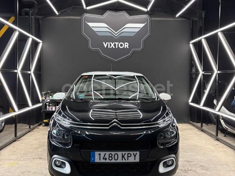 Negro Usado 2018 Citroën C3 Feel Utilitario | 8500 € (Precio justo) - Imagen 1/4