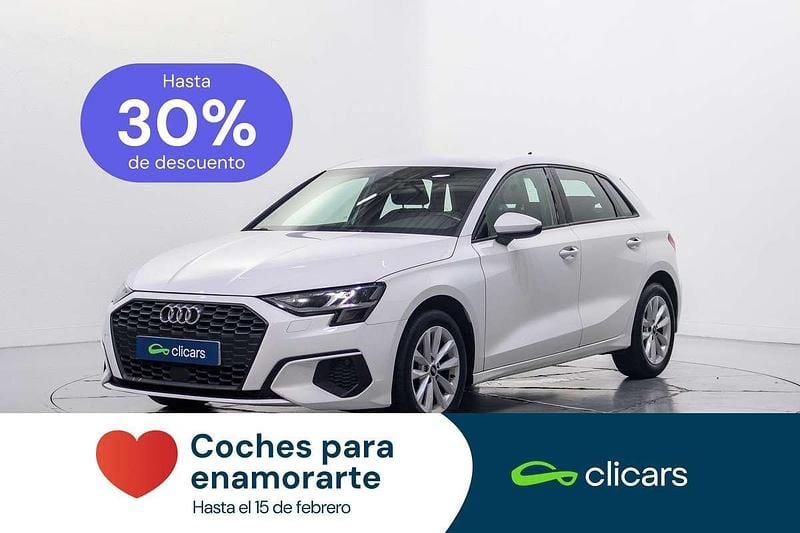 Usado Audi A3 Sportback Premium 110 CV (80 kW) 2021 Blanco Utilitario
