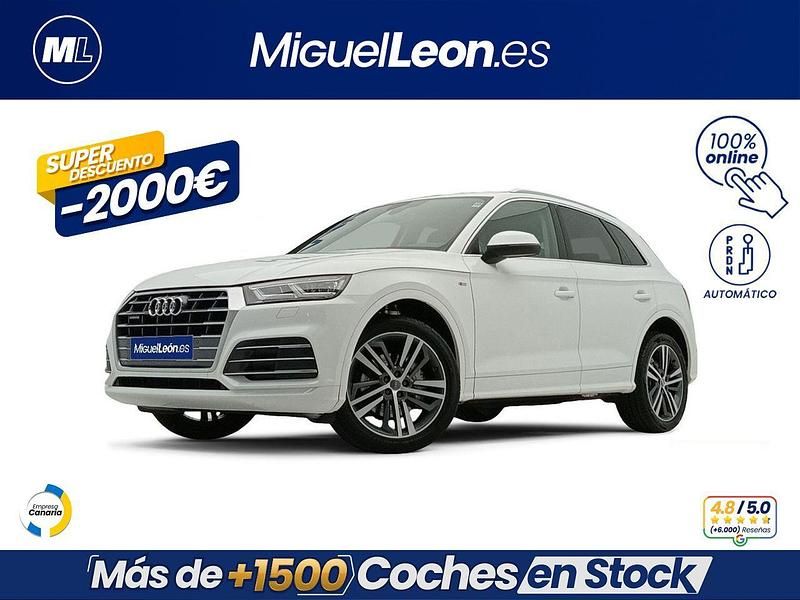 Blanco Usado 2019 Audi Q5 S-Line SUV | 29.985 € (Precio justo) - Imagen 1/3