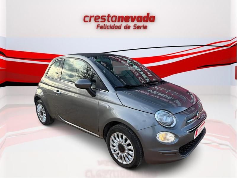 Usado Fiat 500C Lounge 69 CV (50 kW) 2020 Gris / plata Descapotable