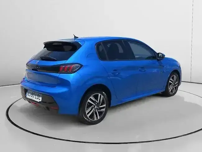 Usado Peugeot 208 Allure 100 CV (73 kW) 2019 Azul Utilitario