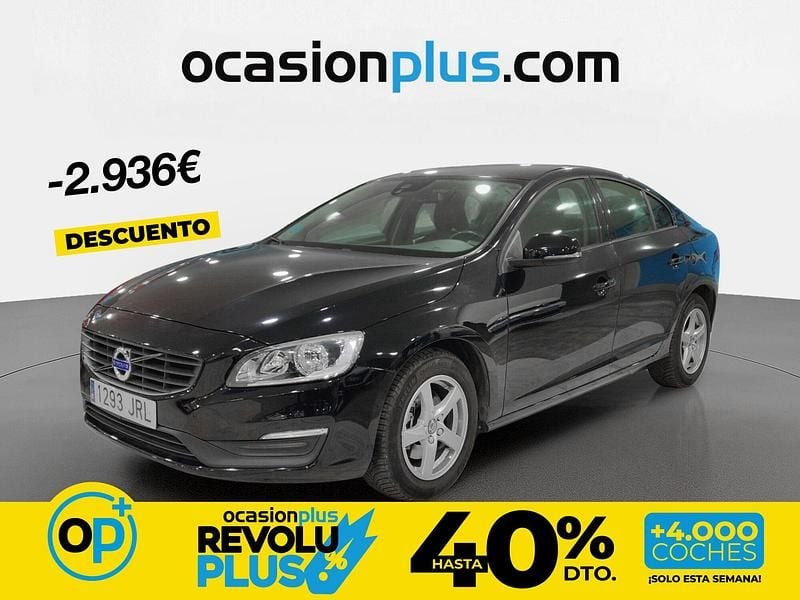 Usado Volvo S60 Kinetic 120 CV (88 kW) 2016 Negro Berlina