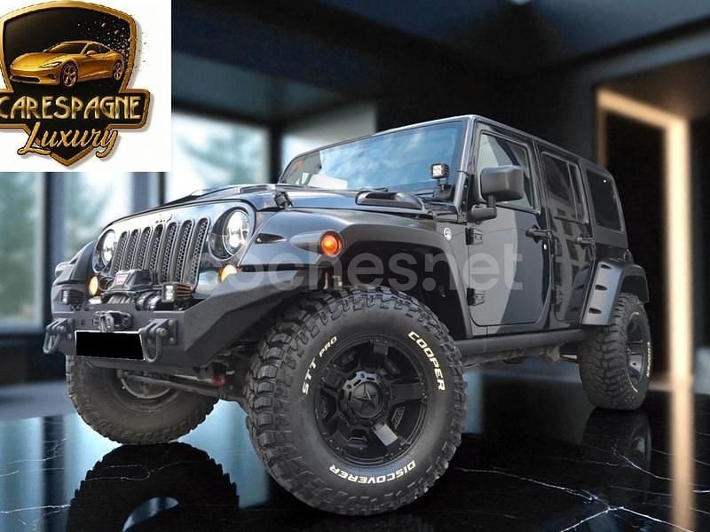 Negro Usado 2016 Jeep Wrangler Unlimited Rubicon SUV | 49.000 € (Caro) - Imagen 1/4